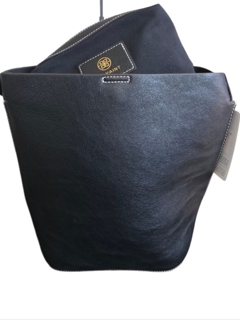 NWT‎ Bolvaint Paris The Delphine Leather Shoulder Bag in Black - Picture 6 of 17